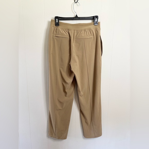 Athleta brooklyn heights high rise pant pull on athleisure tan size 2P - Picture 6 of 8